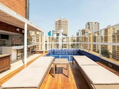 Cobertura indianópolis 373m², com piscina , 3 suítes e 4 vagas !