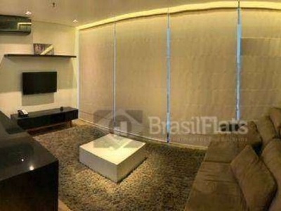 Flat com 1 dormitório para alugar, 65 m² por R$ 8.000/mês - Vila Olímpia - São Paulo/SP