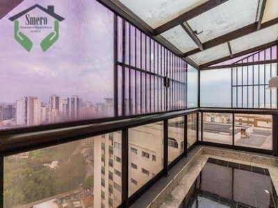 Apartamento cobertura duplex, com 4 dormitórios à venda, 280 m² por r$ 1.900.000 - santana - são paulo/sp