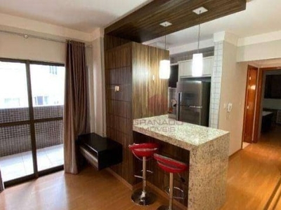 Apartamento com 1 dormitório para alugar, 49 m² por r$ 2.285,00/mês - novo centro - maringá/pr