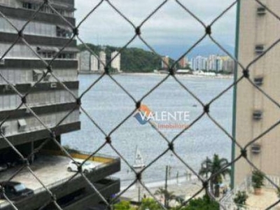 Apartamento com 2 dormitórios, 98 m² - venda por r$ 550.000,00 ou aluguel por r$ 3.300,00/mês - itararé - são vicente/sp