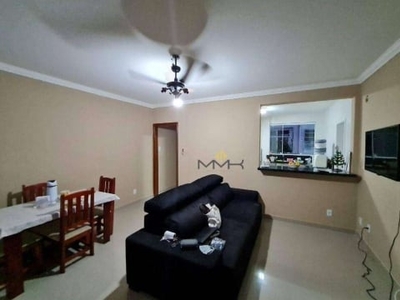 Apartamento com 3 dormitórios, 130 m² - venda embaré - santos/sp