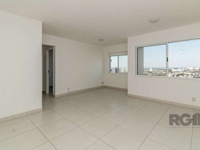 Apartamento no bairro vila ipiranga,terra nova vista alegre, andar alto, com 66 m², 3 dormitórios transformado em 2, sendo 1 suíte, living estendido em l, cozinha americana, 2 banheiros. área de servi