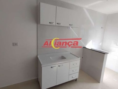 *apartamento novo* para alugar sobreloja com 1dormitório , sala cozinha e lavanderia integradas , 37