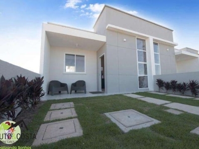 Casa em condomínio à venda de 58.45m² com 2 quartos por r$ 170.000,00 na região do aquiraz/ce