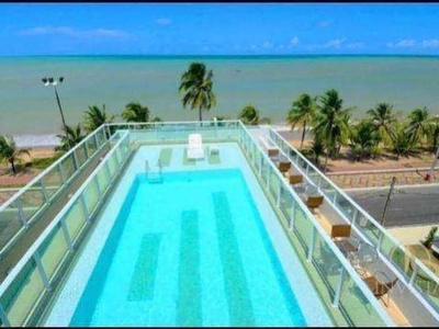 Flat à venda, 17 m² por r$ 280.000,00 - cabo branco - joão pessoa/pb