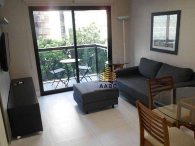 Flat com 1 dormitório à venda, 42 m² por r$ 550.000,00 - jardins - são paulo/sp