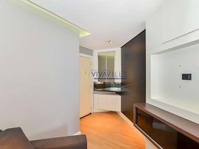 Flat com 1 quarto à venda na avenida visconde de guarapuava, 3885, centro, curitiba, 43 m2 por r$ 425.000
