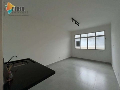 Kitnet com 1 dormitório à venda, 28 m² por r$ 198.000,00 - tupi - praia grande/sp