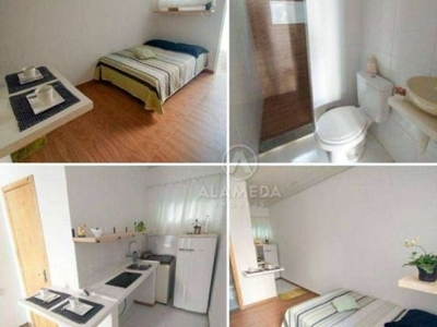 Kitnet com 1 dormitório para alugar, 18 m² por r$ 1.300,00/mês - centro - blumenau/sc