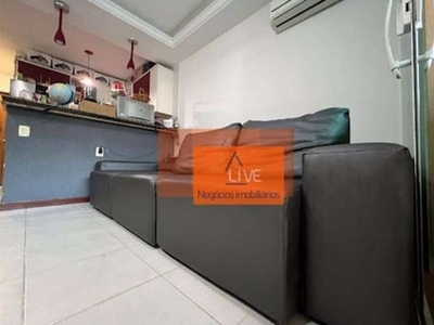 Live vende - flat com 1 dormitório à venda, 47 m² por r$ 370.000 - camboinhas - niterói/rj