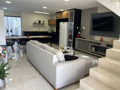 Sobrado com 3 dormitórios à venda, 129 m² por r$ 890.000,00 - pineville - pinhais/pr