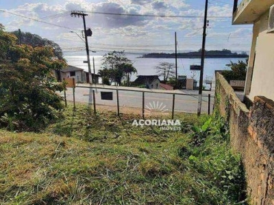 Terreno, 300 m² - venda por r$ 450.000,00 ou aluguel por r$ 3.405,74/mês - ribeirão da ilha - florianópolis/sc