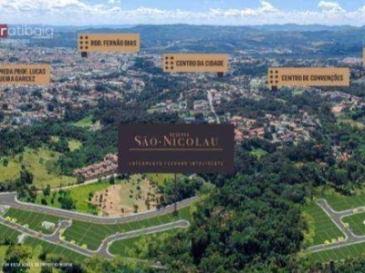 Terreno à venda, 360 m² por r$ 490.000,00 - condomínio reserva são nicolau - atibaia/sp