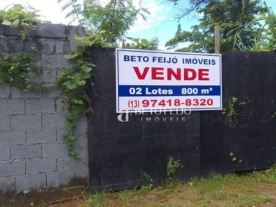 Terreno à venda, 800 m² por r$ 650.000,00 - perequê - guarujá/sp