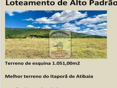 Terreno à venda - condomínio residencial itaporã de atibaia