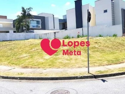 Terreno a venda em condominio fechado no urbanova com 500m², são josé dos campos/sp.