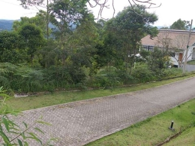 Terreno em condomínio fechado - cerro azul com 2500m² à venda no bairro aracê - domingos martins/es