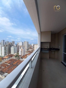 Apartamento em Vila Tupi, Praia Grande/SP de 57m² 1 quartos à venda por R$ 329.000,00
