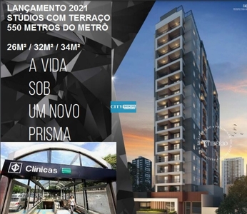 Apartamento em Pinheiros, São Paulo/SP de 26m² 1 quartos à venda por R$ 357.000,00