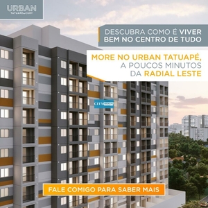 Apartamento em Tatuapé, São Paulo/SP de 24m² 1 quartos à venda por R$ 209.000,00