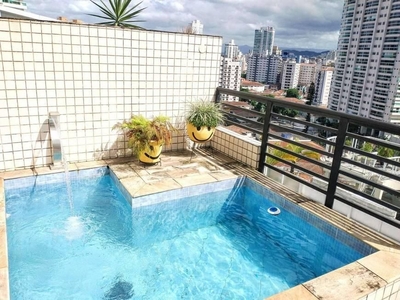 Cobertura em Ponta da Praia, Santos/SP de 160m² 3 quartos à venda por R$ 859.000,00