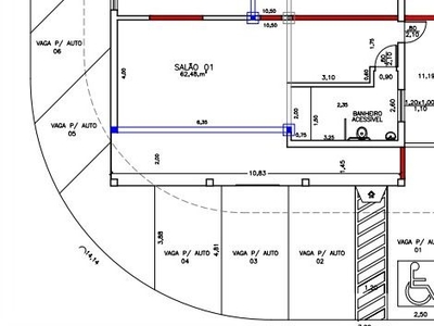 Sala em Nova Paulínia, Paulínia/SP de 80m² para locação R$ 6.500,00/mes