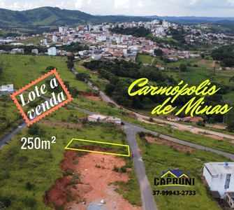 Terreno em Recanto Da Serra, Carmópolis De Minas/MG de 250m² à venda por R$ 58.000,00