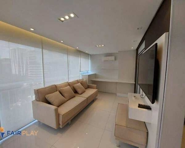 Apartamento 55m Mobiliado 1 vaga com lazer completo na Vila Olimpia