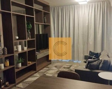 Apartamento com 1 dormitório para alugar, 55 m² por R$ 5.510,00/mês - Jardim Anália Franco