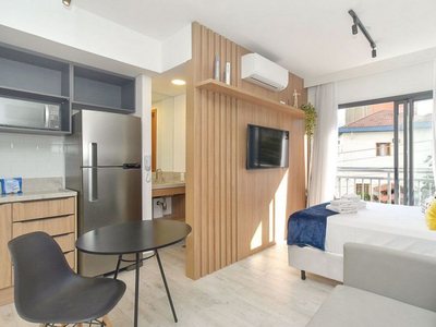 Apartamento com 1 Quarto para alugar, 25m² - Vila Mariana