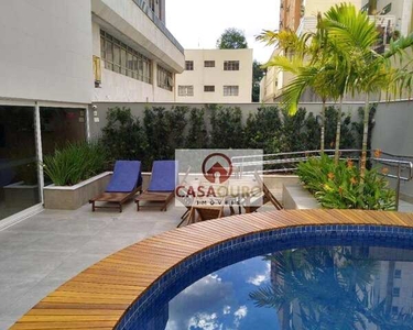 Apartamento com 1 quarto para alugar, 64 m² - Savassi - Belo Horizonte/MG