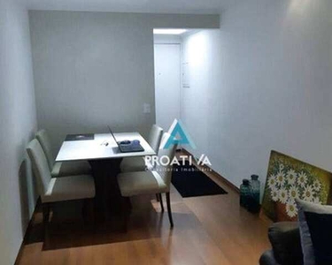 Apartamento com 2 dormitórios para alugar, 56 m² - Vila Valparaíso - Santo André/SP