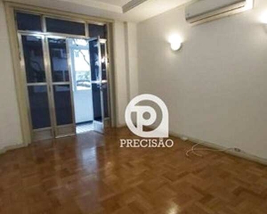 Apartamento com 3 dormitórios para alugar, 120 m² por R$ 5.848,30/mês - Copacabana - Rio d