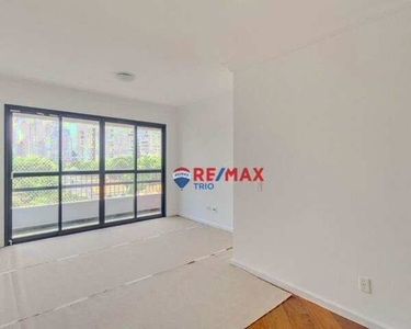 Apartamento com 3 dormitórios para alugar, 95 m² por R$ 5.590,47/mês - Brooklin - São Paul
