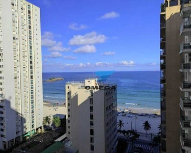 Apartamento com vista para o mar pertinho da praia - Pitangueiras, Guarujá