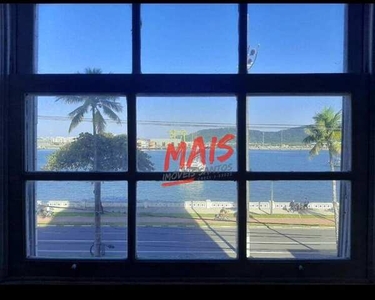 Apartamento frente ao mar, com 2 dormitórios para alugar, 85 m² - Ponta da Praia - Santos