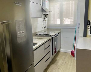 Apartamento mobiliado para aluguel no cond It de 40 m com 1 quarto, sacada e 1 vaga no Aná