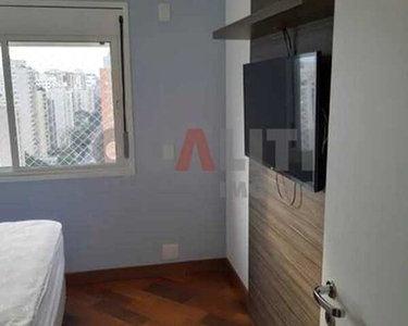 Apartamento mobiliado para locação em Moema com 4 dormitórios, closet, terraço gourmet env