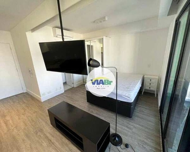 Apartamento Studio Kitnet Mobiliado Dormitório Suíte Para Alugar, 35m² por R$ 3.400/mês