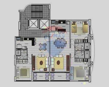 Apto com 1 quarto para alugar, 50 m², 1 vaga