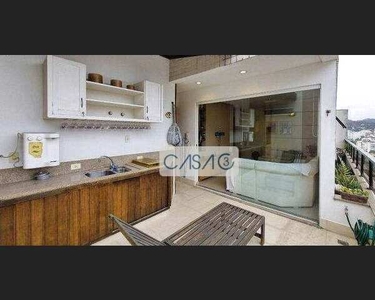 Cobertura com 4 dormitórios para alugar, 148 m² por R$ 10.918,10/mês - Botafogo - Rio de J
