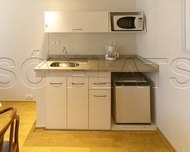 Flat Ninety com 33m², 1 dorm e 1 vaga de garagem nos Jardins disponível locação