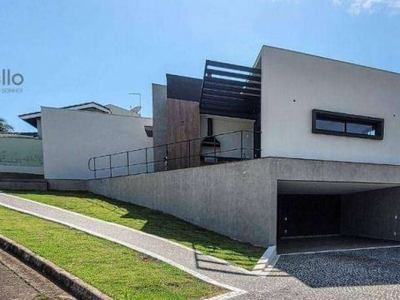 Casa com 3 dormitórios, 200 m² - venda por r$ 1.350.000,00 ou aluguel por r$ 7.000,00/mês - condomínio itatiba country club - itatiba/sp