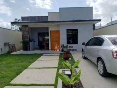 Casa com 3 dormitórios à venda, 115 m² por r$ 740.000,00 - golfinho - caraguatatuba/sp
