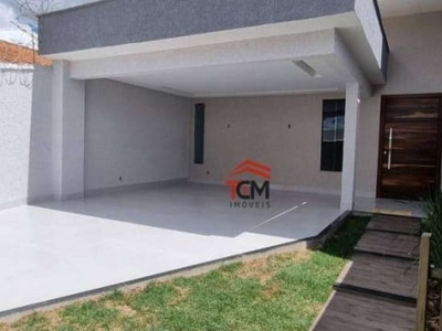 Casa à venda, 136 m² por r$ 550.000,00 - jardim presidente - goiânia/go