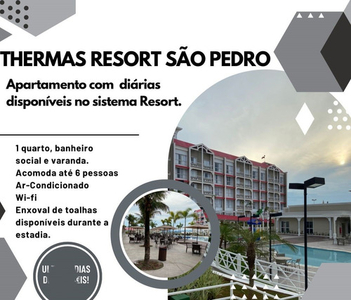 Vendo Cota 14 Dias Em Apartamento No São Pedro Thermas Resort