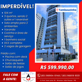 Apartamento para vender, Tambauzinho, João Pessoa, PB
