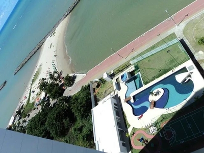 Aluguel Apartamento Beira Mar Clube Janga c/varanda 3 qts 1 suíte Garagem 17° frente mar