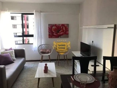 Apartamento com 1 dormitório para alugar, 55 m² por R$ 3.030,00/mês - Botafogo - Rio de Ja